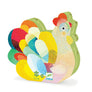 Djeco 24 Piece Puzzle Shaped Box Raoul The Hen (Chook)