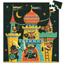 Djeco Silhouette Puzzle Fort Castle Scene