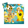 Djeco 16 Piece Puzzle Shaped Box Rocket Completed