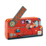 Djeco 16 Piece Puzzle Shaped Box Fire Truck