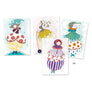 Djeco Creative Foil Pictures Collage So Pretty Cards
