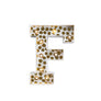 Mini Marquee Letter Light Gold & White F