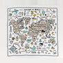 Babee & Me Organic Muslin Wrap World Explorer Full Design