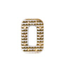 Mini Marquee Letter Light Gold & White O