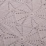 Grey Crochet Floor Rug Close
