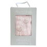 Alimrose Muslin Swaddle Pink Bunny with Stars