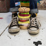 Wooden Stacking Burger Puzzle