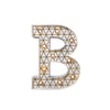 Mini Marquee Letter Light Gold & White B