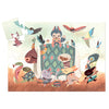 Djeco Silhouette Puzzle Little Wolf Scene