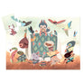 Djeco 24 Piece Puzzle Shaped Box Little Wolf Completed