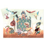 Djeco Silhouette Puzzle Little Wolf Scene