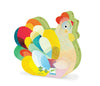 Djeco 24 Piece Puzzle Shaped Box Raoul The Hen (Chook)