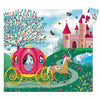 Djeco 54 Piece Puzzle Shaped Box Elise's Carriage Completed