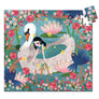 Djeco 54 Piece Puzzle Shaped Box Lady & The Swan Complete