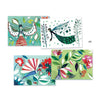 Djeco Creative Foil Pictures Collage Fireflies Cards