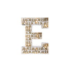 Mini Marquee Letter Light Gold & White E
