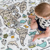 Babee & Me Organic Muslin Wrap World Explorer
