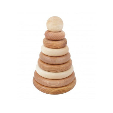 Natural Wooden Stacking Rings