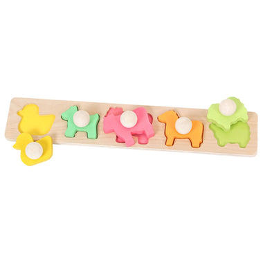 Mamagenius Wooden Animal Shape Peg Puzzle