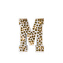Mini Marquee Letter Light Gold & White M