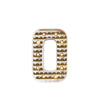 Mini Marquee Letter Light Gold & White O