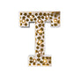 Mini Marquee Letter Light Gold & White T