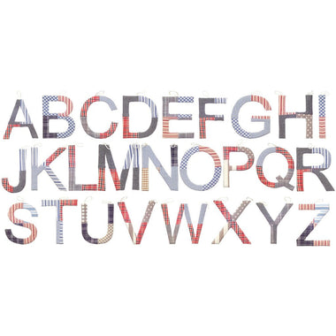 Toshi Amigo Patterned Patchwork Letters for Boys