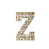 Mini Marquee Letter Light Gold & White Z