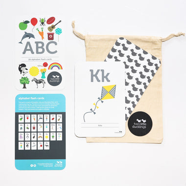 Two Little Ducklings Alphabet Flash Cards