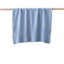Linens N Things Soft Knit Baby Blanket Blue