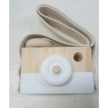 Behind the Trees Wooden Toy Camera White