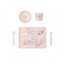 Love Mae Flower Garden 5 Piece Bamboo Dinner Set
