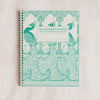 Decomposition Large Spiral Notebook Peacocks