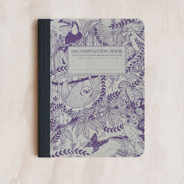 Decomposition Large Notebook Rainforest