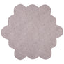 Grey Crochet Floor Rug